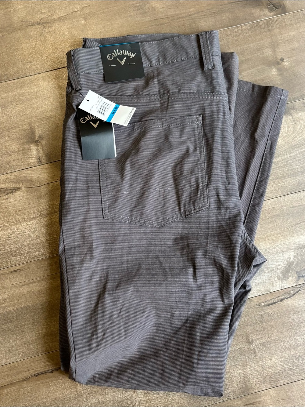 Callaway Apparel Men's EverPlay Textured 5-Pocket Golf Pants 36X32